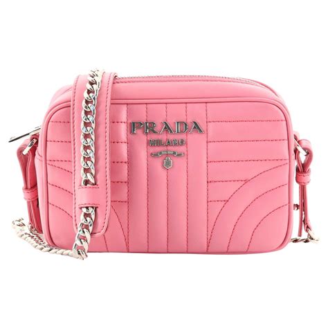 prada diagramme camera bag white|Prada diagramme bag pink.